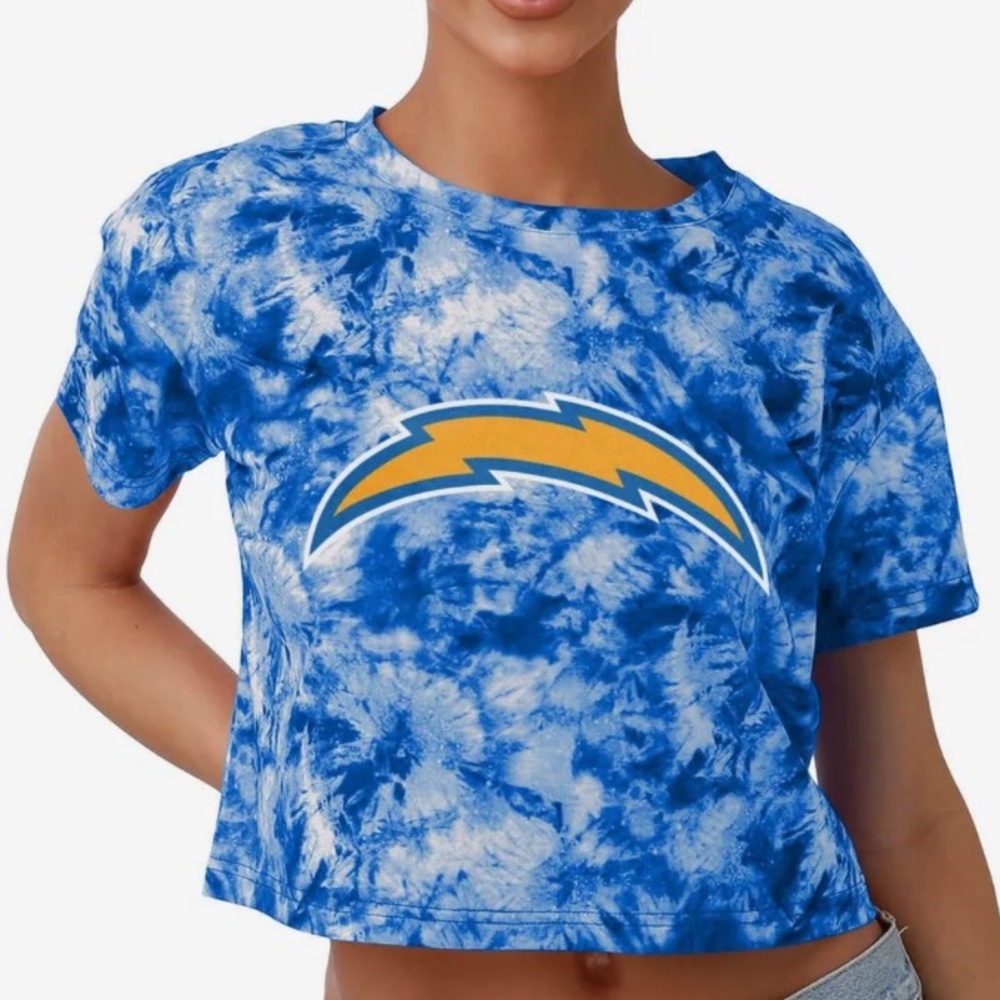 Blue Tie-Dye Short Sleeve Tee